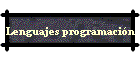 Lenguajes programaci�n
