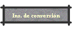 Ins. de conversi�n